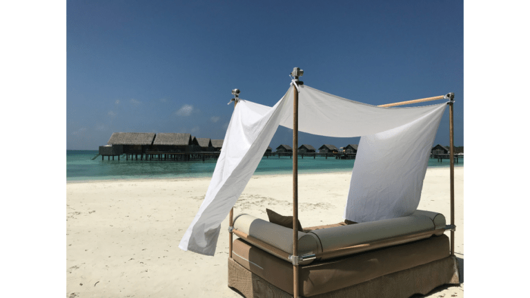 chair from beach as peaceful|Showing this as a symbol of volunteering