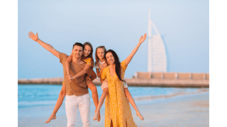 Happy family vacation|children playing outdoor