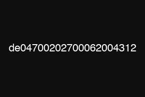 de04700202700062004312