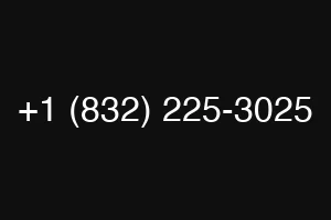 +1 (832) 225-3025