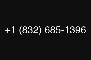+1 (832) 685-1396