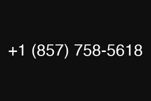 +1 (857) 758-5618