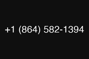 +1 (864) 582-1394